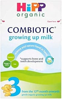 Hipp Organic 3 from The 12th Month Onwards Growing Up Milk 600g (Pack of 2)