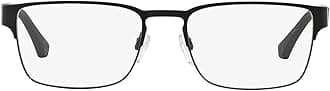 Emporio Armani Ray-Ban Men's 0EA1027 Optical Frames, Black (Matte Black), 55