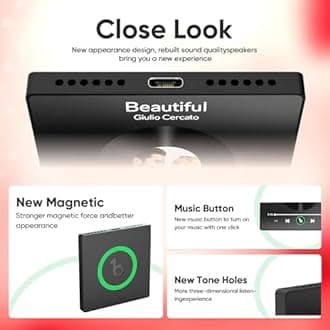 Custom Fridge Magnet Music Personalised Spotify Fridge Beats Magnet That Can Play Songs Customised Wedding Anniversary Birthday Gifts for Couples Women Men Mom Grandma Nana