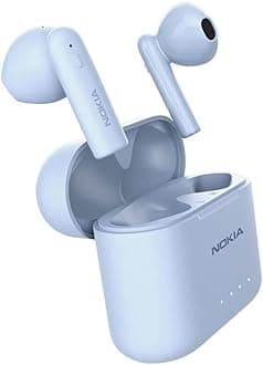 NOKIA E3101 Wireless BT Earphones Mini Semi-in-ear Sports Music Earbuds ENC Environmental Noise Cancellation Blue