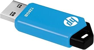 HP USB 2.0 Flash Drive 128GB v150w-Blue