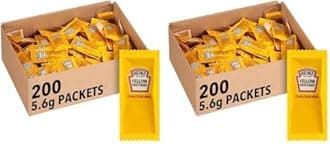 Heinz Mild Mustard Single Serve Packet (0.2 oz Packets, Pack of 400)