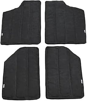 Heat Insulation Cotton Pad ，Compatible For Jeep Wrangler JK 2012-2017 Headliner Roof And Rear Window Insulation Kit 2 4 Doors(2 Door black)