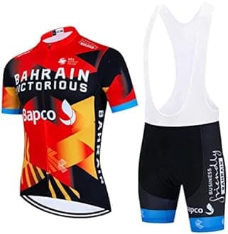 2023 World Tour Pro Team Cycling Jersey Set,Men's Breathable MTB Bike Shirt Bib Short Kits GEL Paddad