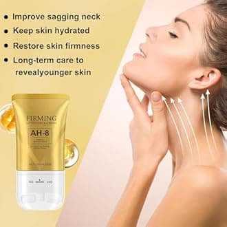 AH-8 Firming Neck Cream for Crepey Skin Body Care Comfort, Roller Neck Cream, Moisturizing, Tightening Lotions Cosmetic Skin Care Skin Repair for Women (1PCS)