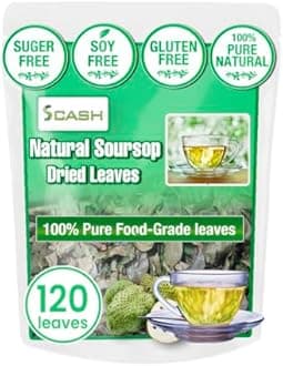 120 Premium Soursop Graviola Dried Leaves Tea, Soursop Leaves, Wildcrafted, Graviola Tea, Guanabana Tea, Hoja Guanabana, Soursop Loose Leaf Herbal Tea, No Gluten, Vegan