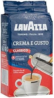 Pack 20x × Lavazza Crema e Gusto Classic Italian Ground Coffee Espresso 250g