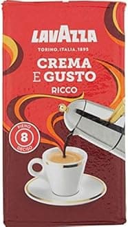 8X LAVAZZA Crema E Gusto Gusto Ricco Italian Ground Coffe Espresso 250g