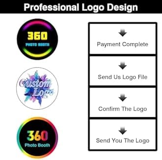 360 Photo Booth Machine for Parties, 360 Selfie Camera Booth with Slow Motion Rotating Video, Flight Case (31.5 inches)