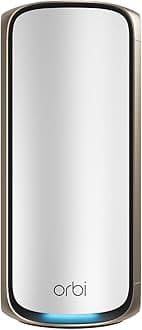 NETGEAR Orbi 970 Series Quad-Band WiFi 7 Router (RBE971S), Security Features, Covers 3,300 sq. ft., 200 Devices, 10 Gig Internet Port, Expandable Mesh System, BE27000 27.0 Gbps – Free Expert Help