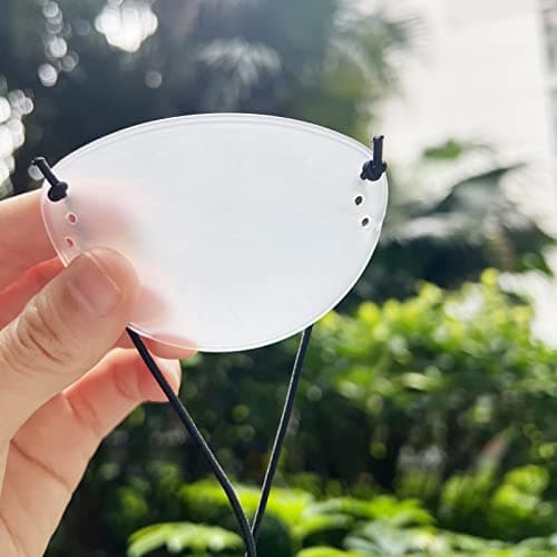 Eye Shield, 2 Pcs Plastic Eye Shield Eye Patch for Surgery Covering Breathable After Surgery Eye Protection with Tape, Clear