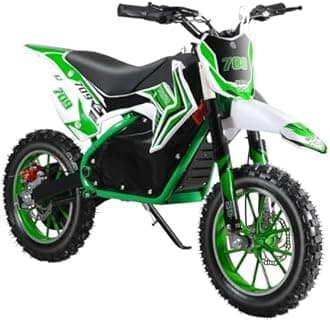 Kids Dirt Bike,Electric Motocross Dirt Bike with Speeds up to 15.5 MPH for Uphill and Off-Road Conditions,36V Electric Motorcycle Off-Road Mini Bike with Front & Rear Disc Brake,Support Up to 150 LBS