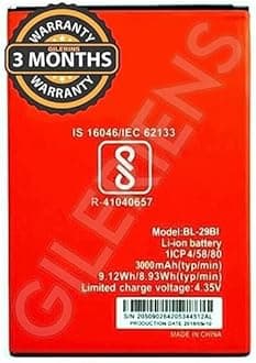 Original BL-29BI Battery for Itel A55 / S15 Battery with 3 Month Warranty *****(G100)