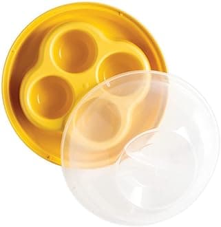 Nordic Ware 63100 Microwave Egg Bites Pan Cookware, Plastic, 1/4 Cup Cavities