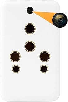 FREDI HD PLUS WiFi Plug Camera with Inbuilt 32GB Memory | 1080p Full HD | Motion Detection Alerts | Live View on Mobile & PC | AC Powered Indoor Monitoring