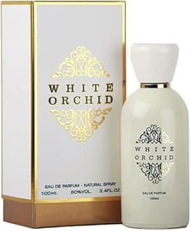 White Orchid Vanilla Perfume for Women – Long-Lasting Sweet Floral Eau de Parfum, Arabic Sweet Scent, Gift Set, Designer Fragrance, 100ml – Made in UAE