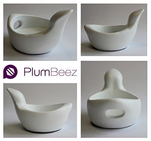 Plumbeez Amazon Alexa Echo Dot Holder Case Stand 2nd and 1st Generation Modern Art Dove Decorative Statue, Speaker Base