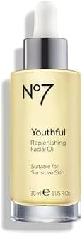 No7 Youthful Replenishing Facial Oil 30ml-FOR ALL SKIN TYPES-GIVES MORE RADIANT LOOKING SKIN IN 4 WEEKS