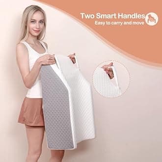 Forias Double Leg Elevation Pillows for After Surgery, Injuries or Rest, Memory Foam Leg Pillows for Sleeping Leg Elevating Pillow Wedge Pillow for Sciatica Back Knee Hip Ankles Pain Relief