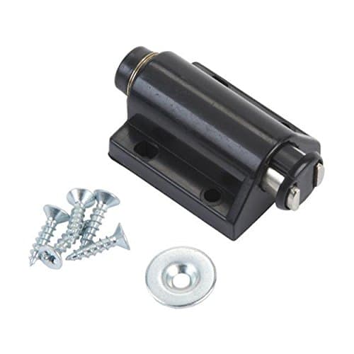 Magnetic Touch Latch, Single, Black