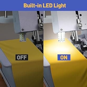 KPCB Serger Sewing Machine with Upgraded LED Light and Accessories Kit, Heavy-Duty Durable Metal Frame Overlock Machines