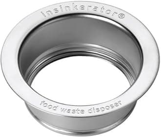 InSinkErator Sink Flange, Polished Stainless Steel, FLG-SS