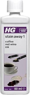 Stain Away 1 Fabric Stain Remover, Ink Stain Remover & Red Wine, Tea & Coffee Stain Removal Liquid, Pre Treatment Spot Stain Remover for Fruit Juice, Chocolate & Sweat Marks on Clothes - 50ml