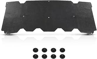 LQI Hood Insulation Pad 1/2" with Clips Compatible with GMC Sierra 1500 3500HD Pickup Trucks 2007-2013 Black 1pc