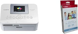 Canon SELPHY CP1000 Photo Printer & KP-36IP SELPHY Colour Inkjet Cartridge and Papers CO04703