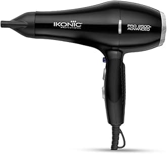 IKONIC PROFESSIONAL 2500+ ADVANCED HAIR DRYER with dual watts compatibility 2400W-2800W ideal for global setting and Ionic technology for frizz control