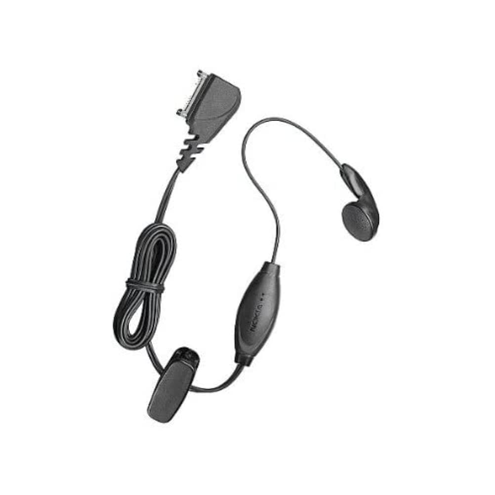 Nokia Hands-Free Headset with Remote Button Compatible with Nokia 3100 / 3200 / 5100 / 6100 / 6610 / 6220 / 6800 / 7210 / 7250 / 7250i