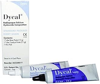 Dentsply Dycal Dental Calcium Hydroxide Liner, White, Solid, Radiopaque, Useful for Pulp-capping and as a Protective Base/Liner, Compatible with Composite Resins and Amalgams