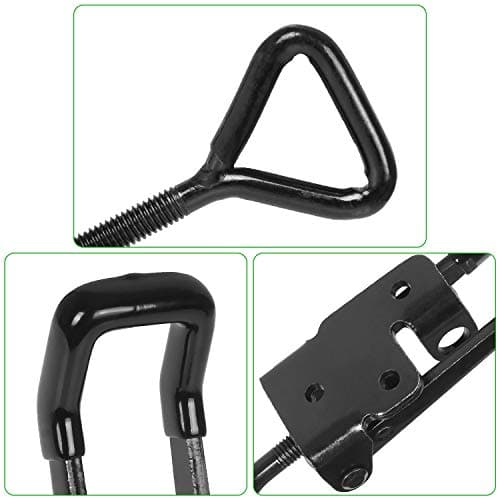 4PCS Toggle Latch Clamp 660 lbs Adjustable Toggle Latch Black Toggle Clamp GH-4003 Lockable Quick Release Pull Latch Hasp Metal Draw Latch for Door, Box Case Trunk, Smoker Door, Jig