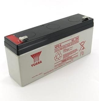 NP3-6 6V/3Ah Sealed Lead Acid Battery with F1 Terminal
