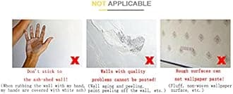 Wallpaper Peel and Stick, Self Adhesive Wallpaper Silver Sandalwood Vinyl Film Easy to Clean for Wardrobe Table Door Living Room Stickers Wallpaper 0.61 m X 10 m