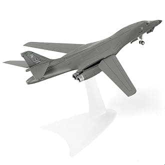 1/200 Scale B-1B Lancer Fighter Model Heavy Bomber Aircraft Models B-1 Bomber USAF Military Metal Diecast Airplane Model Kit for Adult Collection or Gift