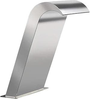 - Deepak Display Stainless Steel 304 Pool Fountain Silver Color for Ground Pools Garden Outdoor Waterfalls Sheer Descent Pond Wate