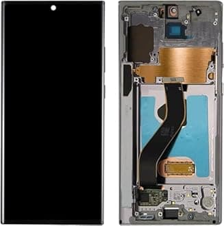 OLED Screen for Samsung Galaxy Note 10 Plus Screen Replacement for Samsung Note 10+ LCD Screen SM-N975U Touch Display Digitizer Assembly Repair Parts with Frame(with Fingerprint Function) (White)