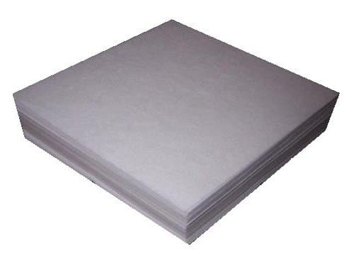 Cut Away - Machine Embroidery Stabilizer Backing 100 Precut Sheets- Medium Weight 2.5oz. - 6"x6"