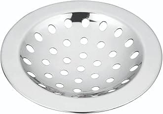 CHILLY-SCHILLY-S Stainless Steel Floor Drain Cover / Jali / Grating for Bathrooms, Open Area, Kitchen Sinks and Wash Basins (127mm (5"), Pisto Super)