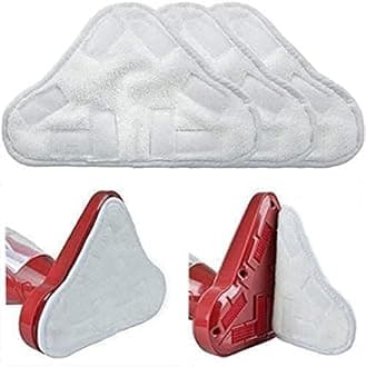3pcs Replacement Pads Compatible For H2O H20 X5 Steam Mop Cleaner Floor Washable Microfibre Pads