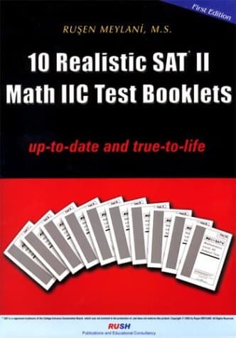 10 Realistic SAT II Math IIC Test Booklets