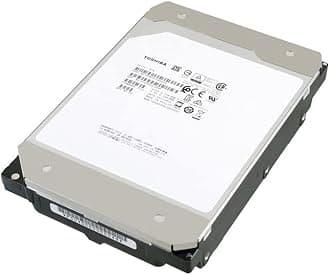 Toshiba 12TB Enterprise Internal Hard Drive – MG Series 3.5" SATA HDD for Server, Storage, 24/7 Operation, Hyperscale, Cloud (MG07ACA12TE)