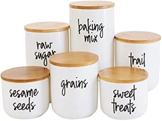 Talented Kitchen 158 Food Container Labels - Durable Waterproof Adhesive - Clear Script Sticker Design for Pantry & Fridge - Freezer Labels & Symbol Stickers - Clear & Black Laminated Paper