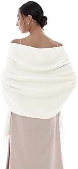 RIIQIICHY Women Scarf Pashmina Shawls and Wraps for Wedding Ladies Winter Scarves