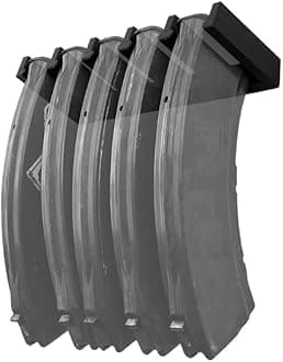 AK Magazine Rack Wall Mount for 5.45/5.56/7.62-47/74- Display Storage Organization Safe