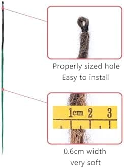 Leeven Black to Green Thin Dreadlock Extensions 24 Inch 40 Strands Synthetic Single Ended Dread Extensions Reggae Style Crochet Hippe Dreads Handmade Soft Loc Extensions for Women Men