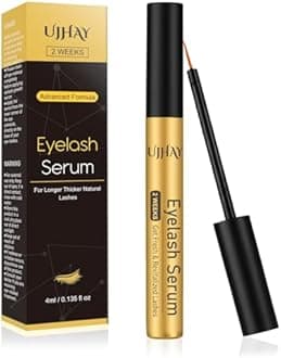 Eyelash Growth Serum for Thicker, Longer, Natural Lashes – Grow Luscious, Natural Lashes with Advanced Enhancer | Vegan & Cruelty-Free Treatment