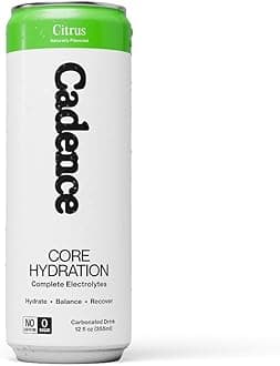 Cadence Electrolyte Drink - Citrus Flavor, 355ml x 12 | Science-Backed Hydration | Zero Sugar, Zero Caffeine | Sodium, Potassium & Magnesium for Performance & Recovery