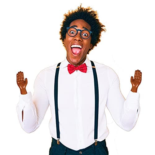 DR DINGUS Tiny Hands (1 Pair, Dark Tone) - Small Mini Little Puppet Toy Hands - Make Anyone Laugh - TikTok Videos - Family Fun